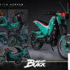 Hottoys – Kamen Rider Black Kamen Rider Black & Shadow Moon & Battle Hopper 1/6th scale Collectible Figure TMS1