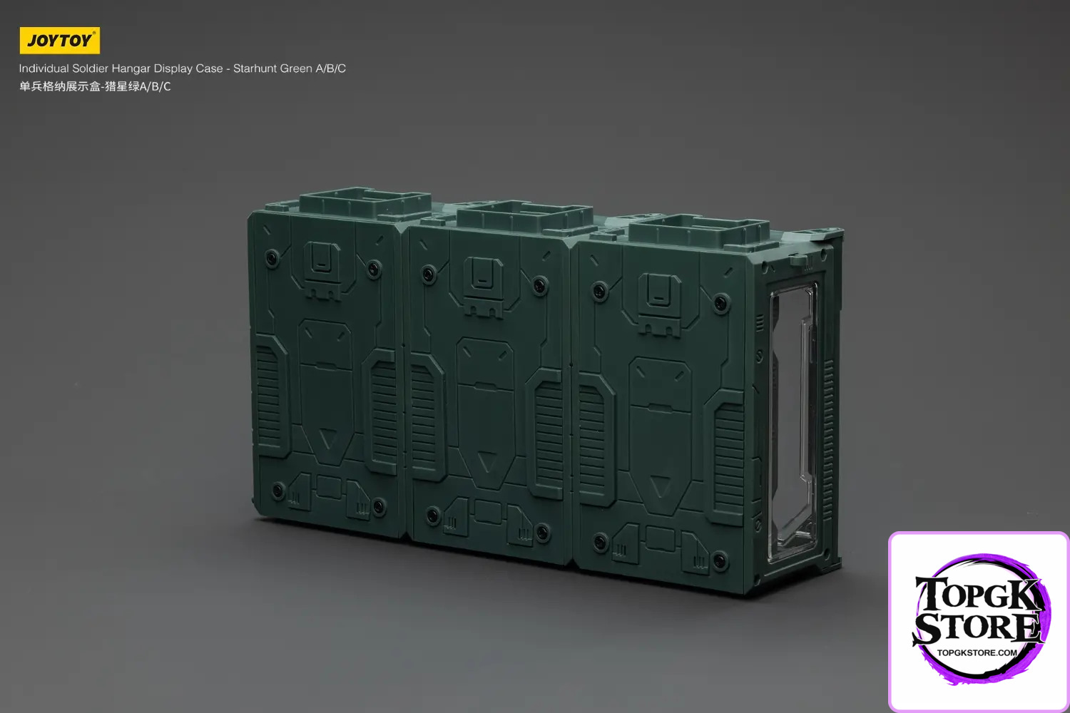 JOYTOY – Individual Soldier Hangar Display Case – Starhunt Green & Titanium Grey & Shadow Black A B C (Li