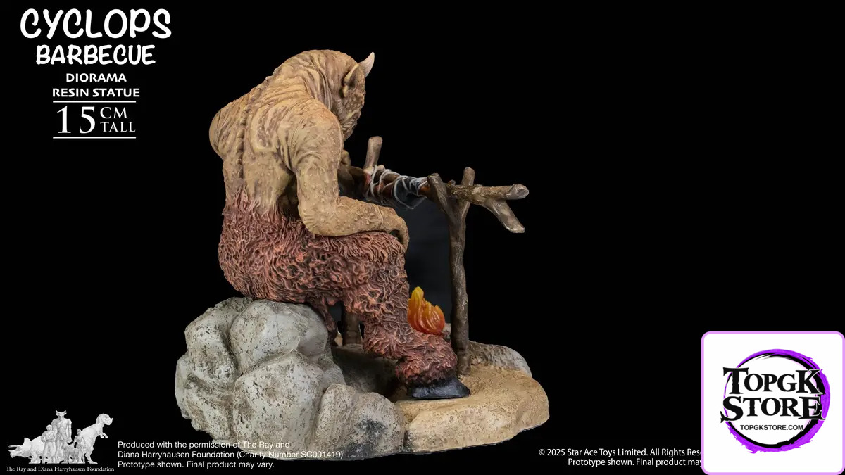 Star Ace Toys – Ray Harryhausen The 7th Voyage of Sinbad Cyclops with Roast Base Diorama SA8063 (Licensed) - Photo 6 |
