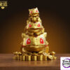 Jin Yun Studio  – Pokémon Golden Toad Bulbasaur Wealth-Attracting Fun Ornament - Photo 1 | TopGKStore