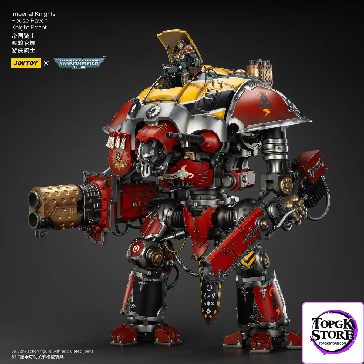 JOYTOY – Ultramarines Relic Secundus Armour & Imperial Knights House Raven Knight Errant JT01536 JT9305 (Licensed)