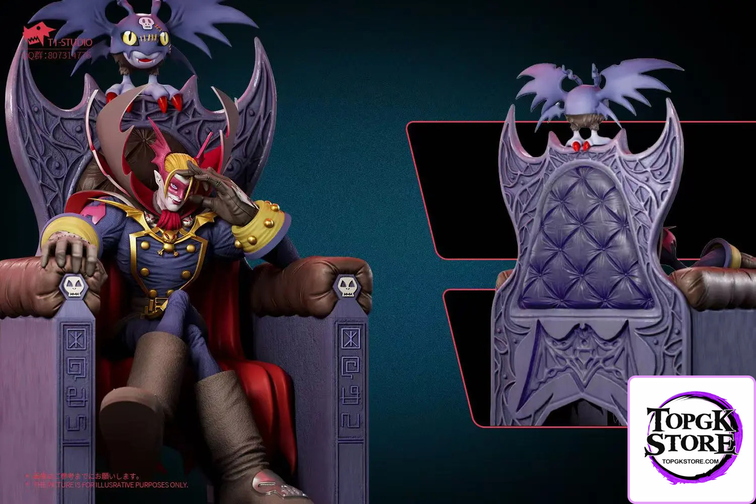 T1 Studio – Digimon Sitting Vamdemon & Pico Devimon - Photo 3 | TopGKStore