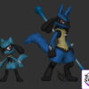 RZ Studio – Pokémon Lucario Evolution Set - Photo 1 | TopGKStore