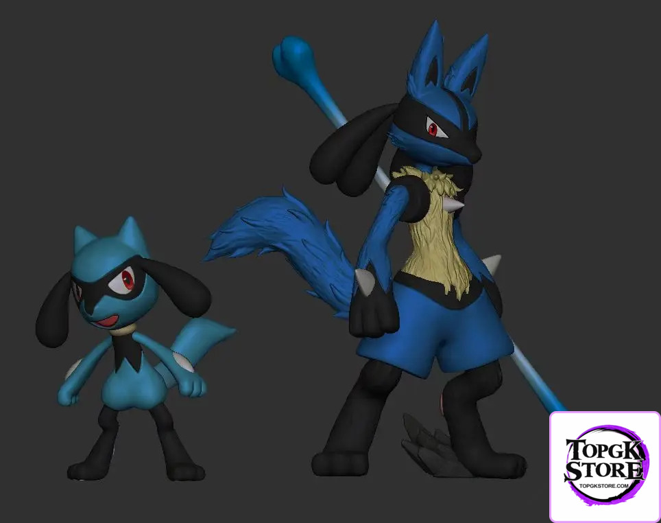 RZ Studio – Pokémon Lucario Evolution Set - Photo 1 | TopGKStore