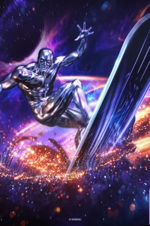 Iron Studio - Silver Surfer - Infinity Gauntlet Diorama - BDS Art Scale 1/10 Statue MARCAS132725-10 (Licensed) - Photo 1 | To
