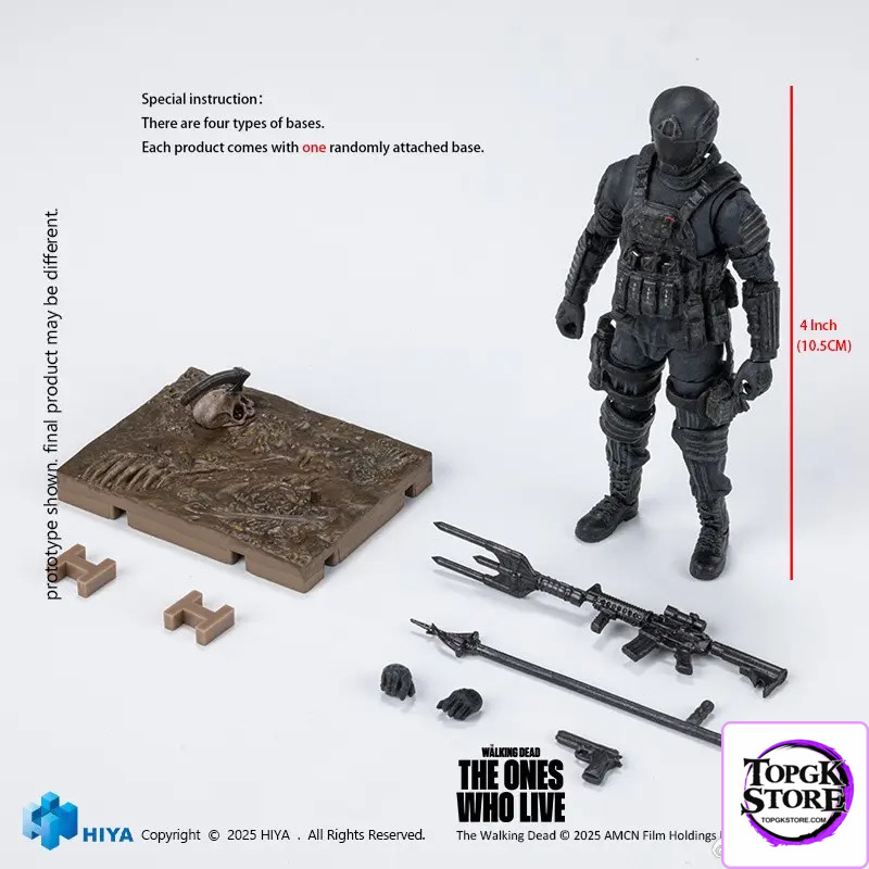 HIYA Toys – The Walking Dead: The Ones Who Live Civic Republic Military Soldier EMW0435 (Licensed) - Photo 6 | TopGKSto