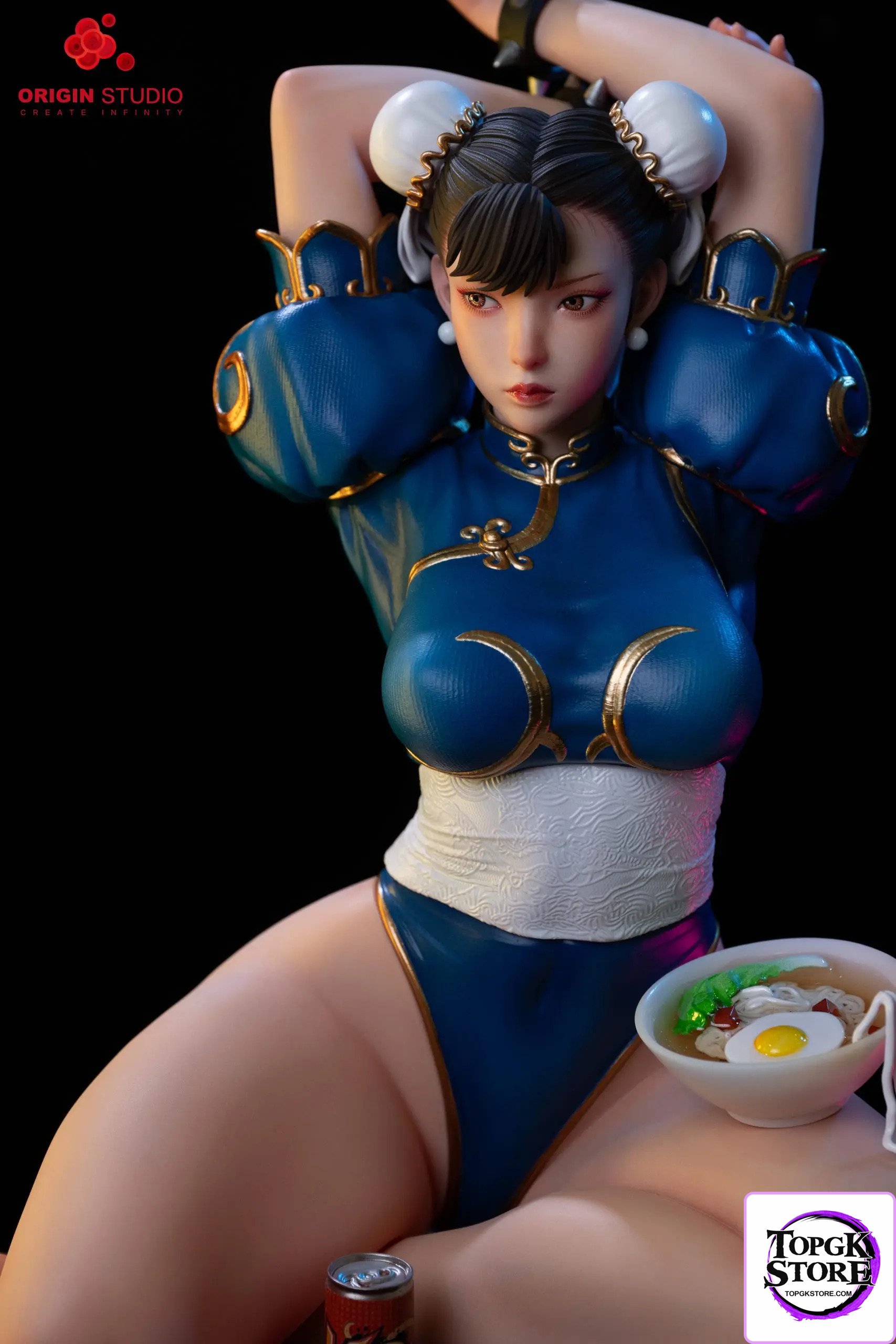 ORIGIN Studio – King of Fighters Light Statue of a Female Fighter Chun - Photo 14 | TopGKStore