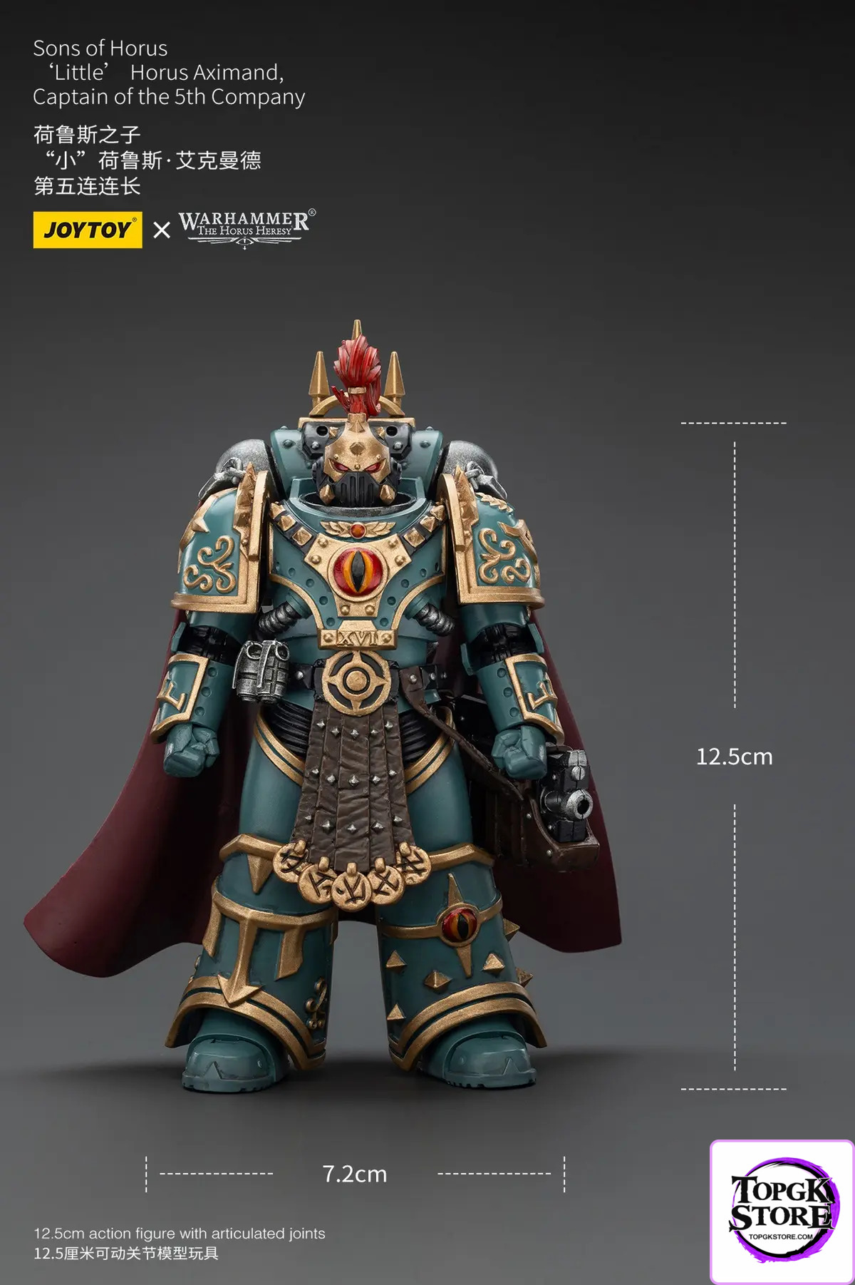 JOYTOY – Sons of Horus ‘Little’ Horus Aximand,Captain of the 5th Company JT01833 (Licensed) - Photo 7 | TopGKStor