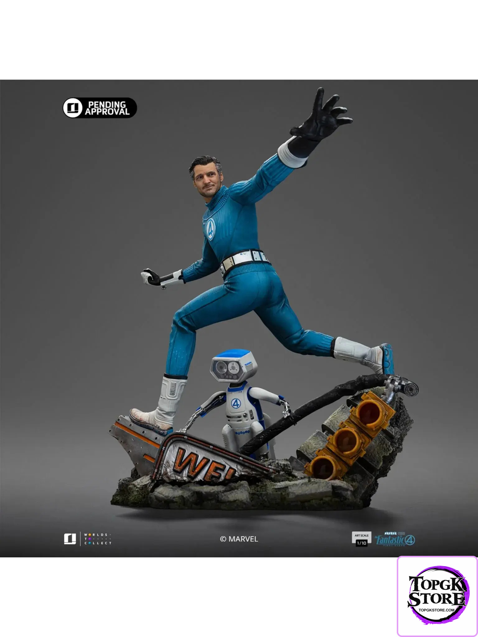 Iron Studio – The Fantastic Four: Invisible Woman & Mister Fantastic MARCAS202925-10 MARCAS203025-10 (Licensed) - P