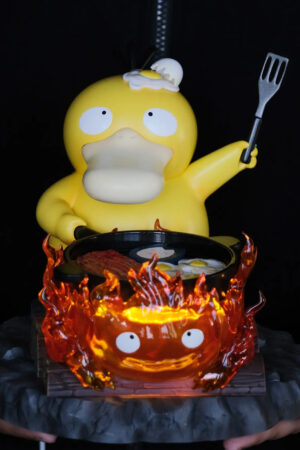MMLAND Studio – Psyduck X Calcifer Pokémon X Howl’s Moving Castle - Photo 1 | TopGKStore