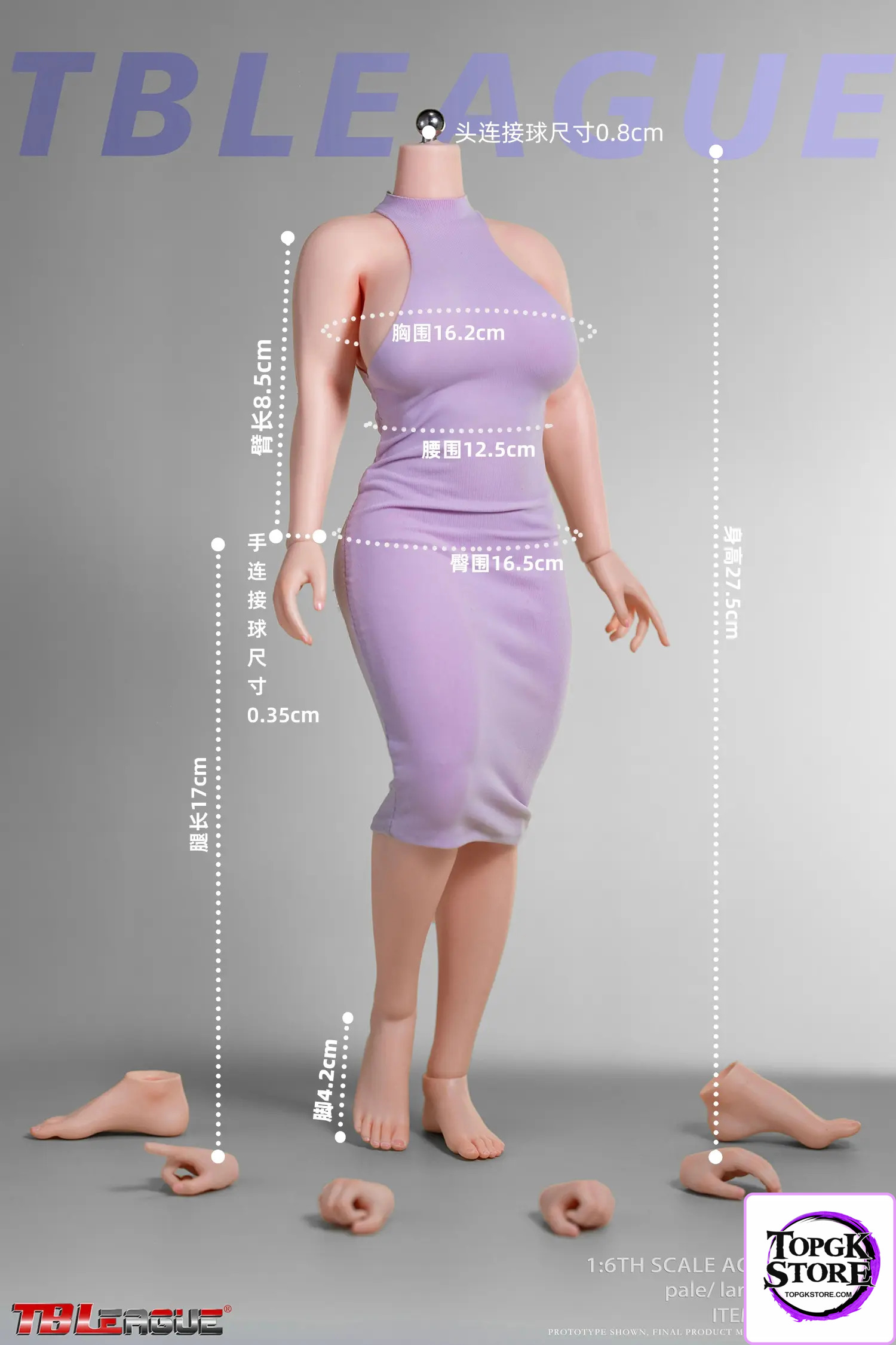 TBLeague – 1/6 Female Body TB-AD01 TB-AD02 (Licensed) - Photo 27 | TopGKStore