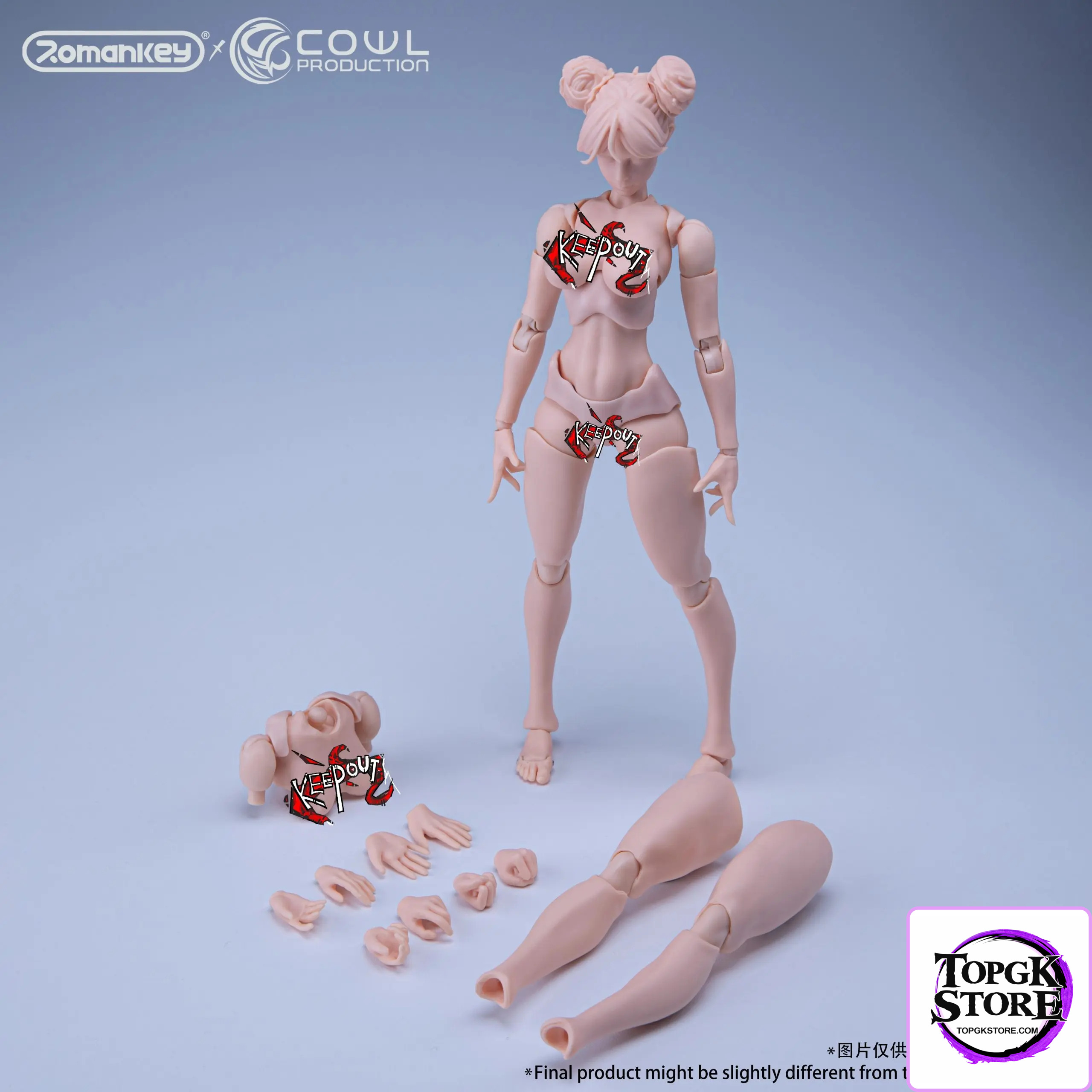 Romankey Studio – 1/12 Scale Highly Articulated Female Body Reissue (Licensed) - Photo 14 | TopGKStore