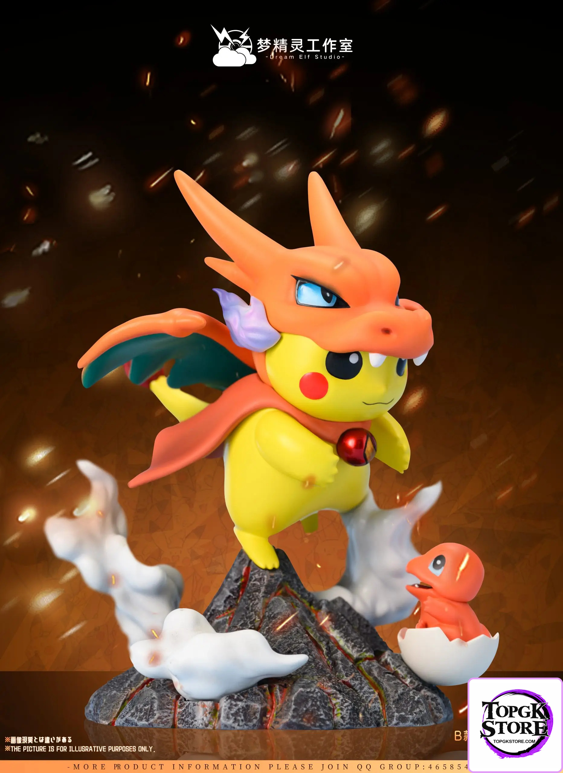 DREAM ELF Studio – Pokémon Pikachu COS Charizard - Photo 7 | TopGKStore