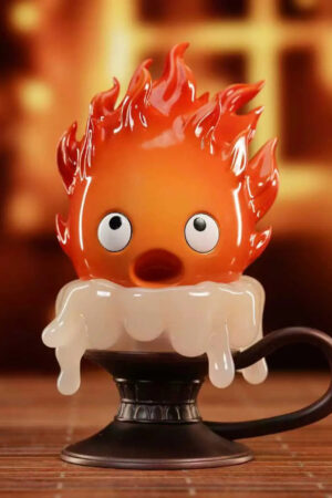 Okk Studio – Howl’s Moving Castle Hayao Miyazaki Desktop Series #1 Candlestick Calcifer - Photo 1 | TopGKStore
