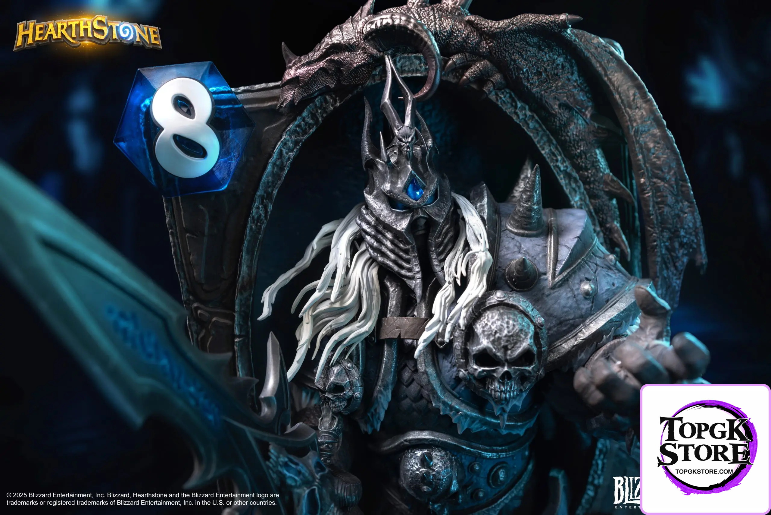 HEX Collectibles – Blizzard Official Licensed Hearthstone Lich King Card Art Statue HEXFRAME04 (Licensed) - Photo 15 |