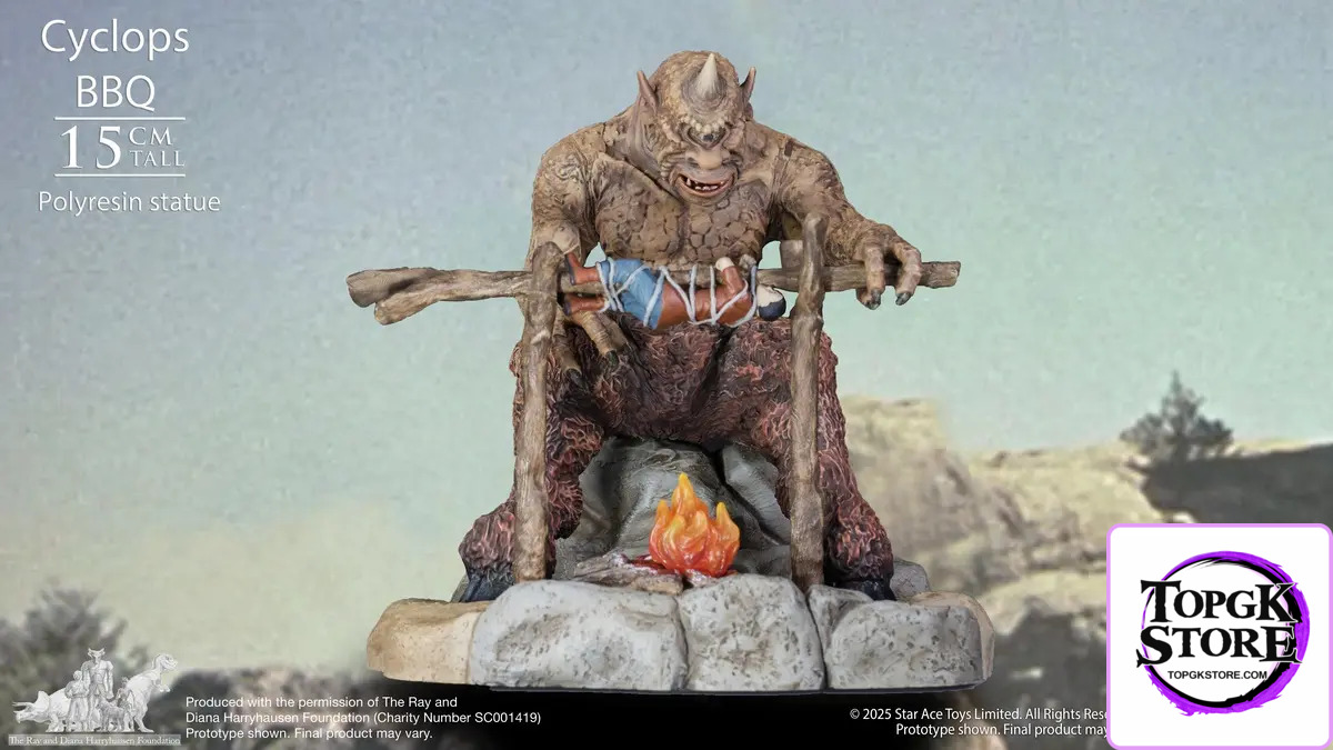Star Ace Toys – Ray Harryhausen The 7th Voyage of Sinbad Cyclops with Roast Base Diorama SA8063 (Licensed) - Photo 3 |