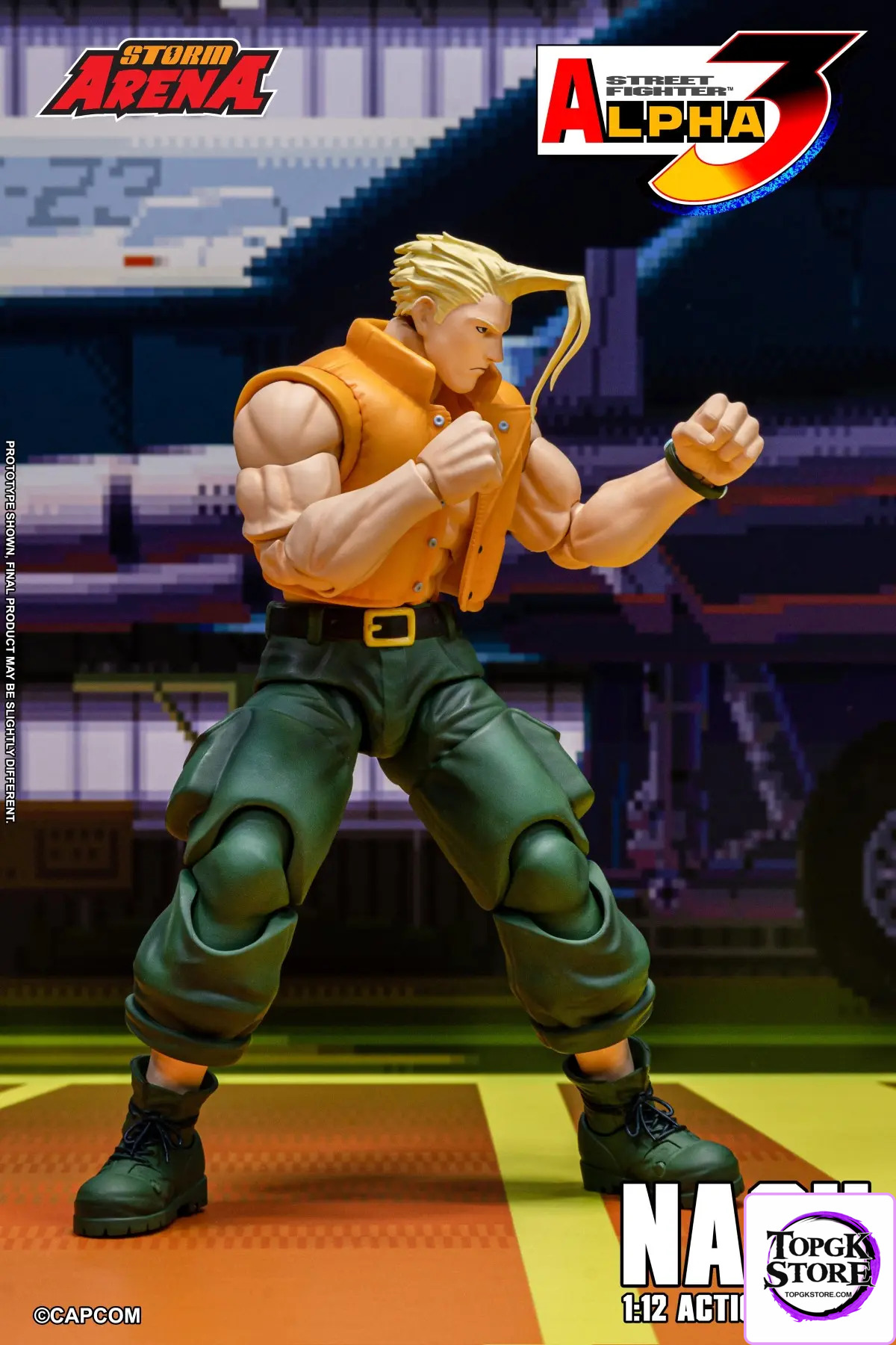 Storm Toys – NASH – STREET FIGHTER Alpha 3 – STORM ARENA (Licensed) - Photo 2 | TopGKStore
