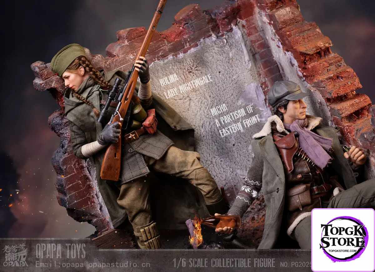 OPAPA TOYS – Call of Duty 1/6 Misha Petrov Partisan of Eastern Front PG202503 Ruins PG202506 - Photo 9 | TopGKStore