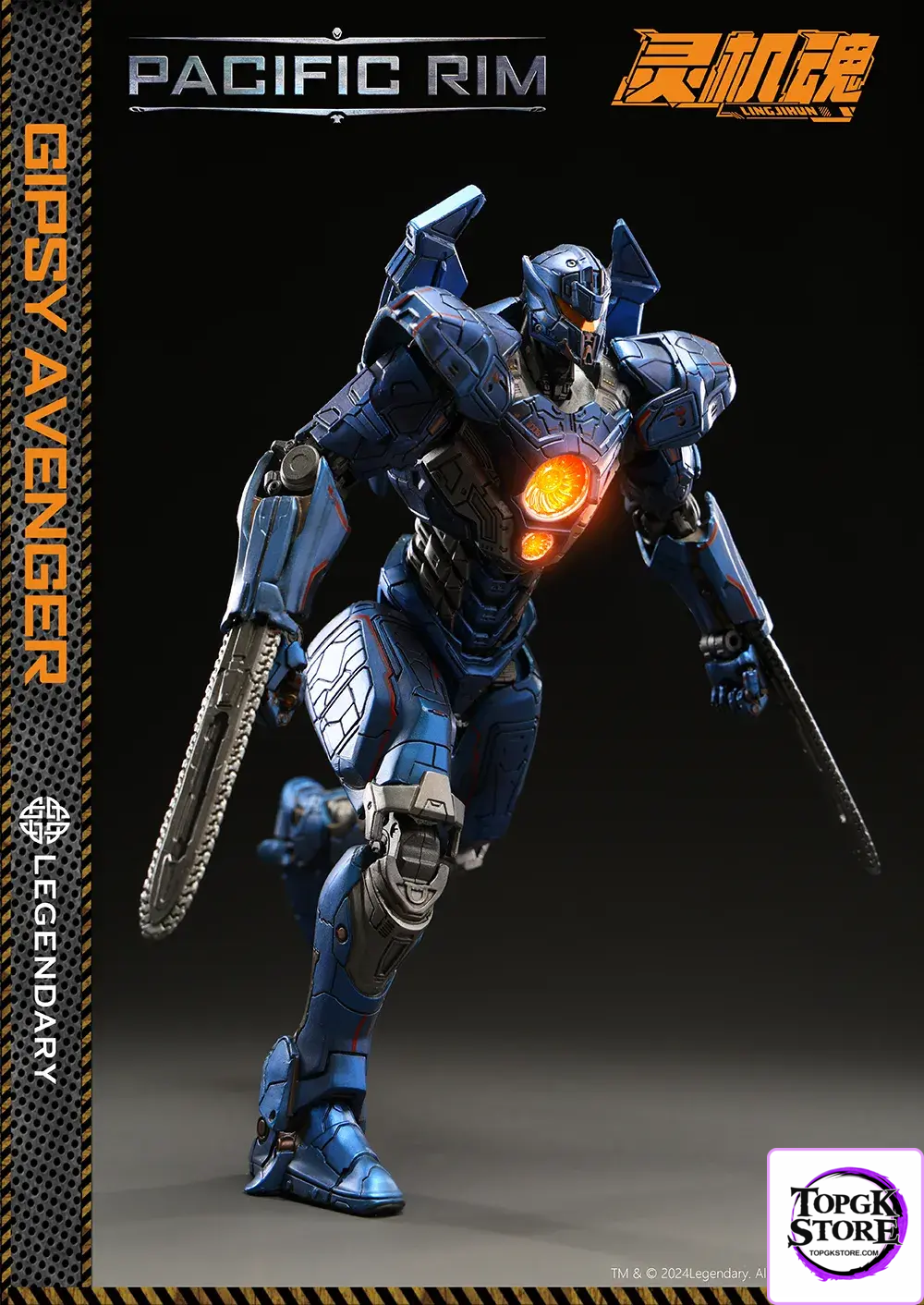 LING JIHUN – Pacific Rim Gipsy Danger Finished model (Licensed) - Photo 5 | TopGKStore