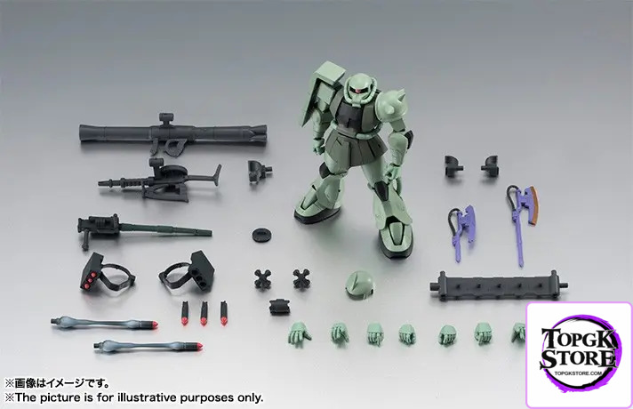 BANDAI – ROBOT Spirits SIDE MS MS-06 Mass Production Zaku ver. A.N.I.M.E. (Licensed) - Photo 12 | TopGKStore