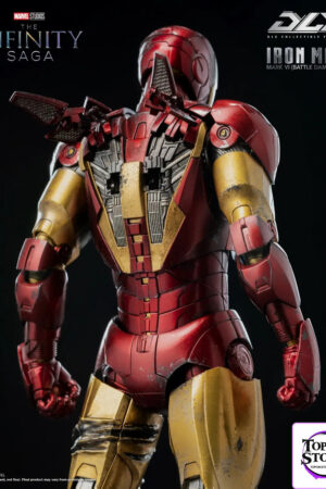 Threezero – Marvel Studios: The Infinity Saga DLX Iron Man Mark 6 Battle Damaged Version 3Z09180C0 (Licensed) - Photo 2