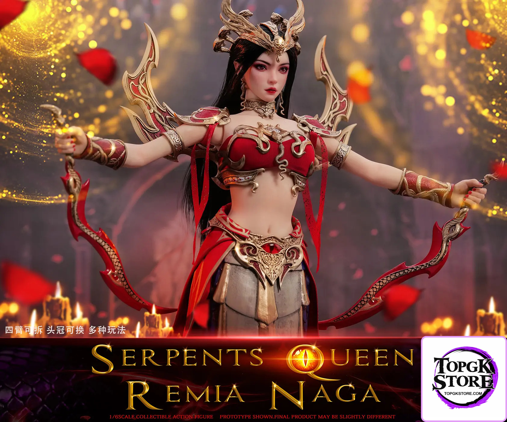 3STOYS – 1/6 Scale Lamia Queen Remia Fully Articulated Action Figure 3S018 (Licensed) - Photo 11 | TopGKStore