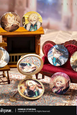 miHoYo – Honkai: Star Rail Aventurine Imitation Pocket Watch Metal Keychain (Licensed) - Photo 2 | TopGKStore