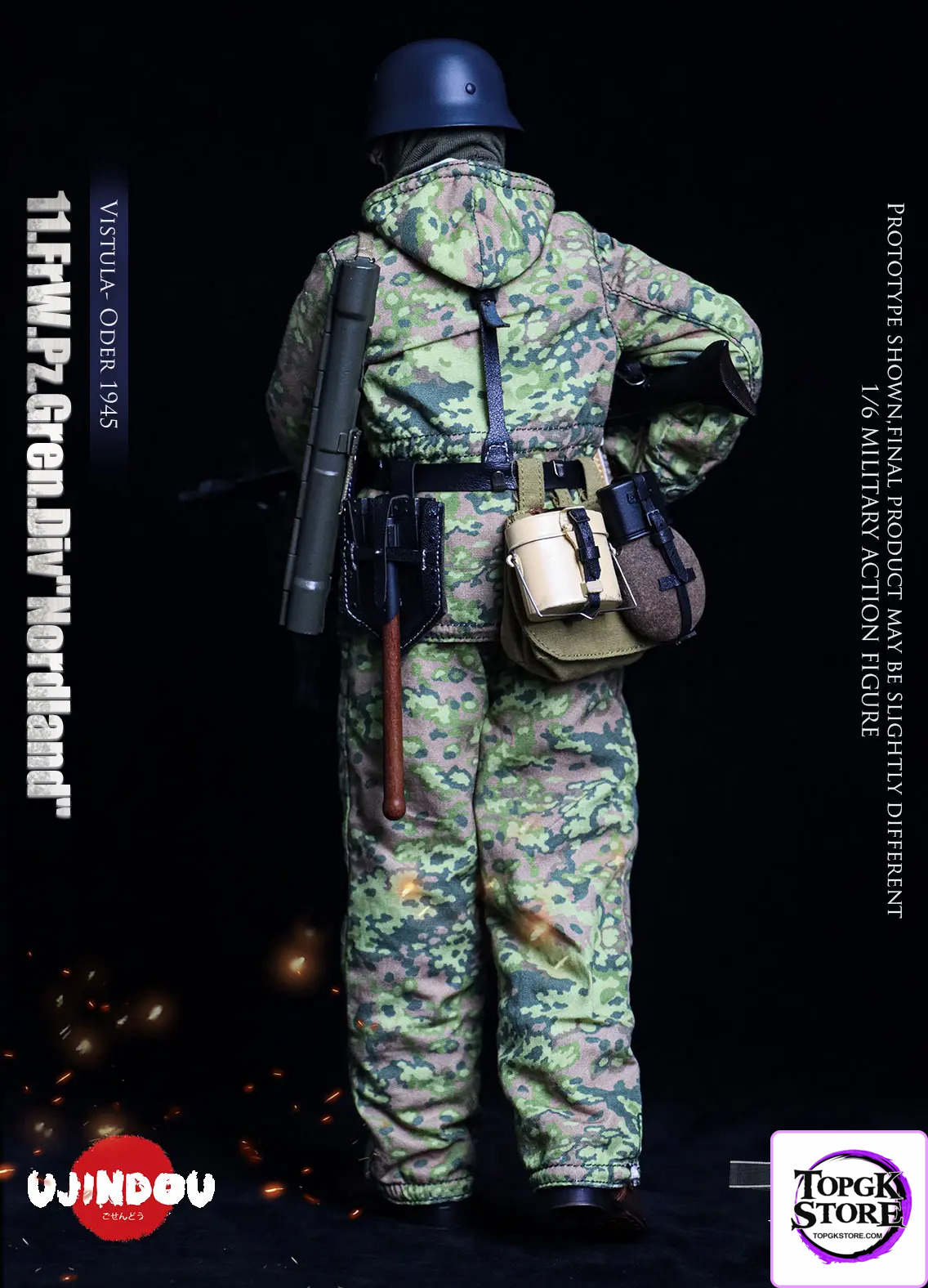 UJINDOU – 1/6 WWII 11. FrW. Pz. Gren. Div “Nordland”, Vistula – Oder 1945 UD9051 (Licensed) - Photo 1