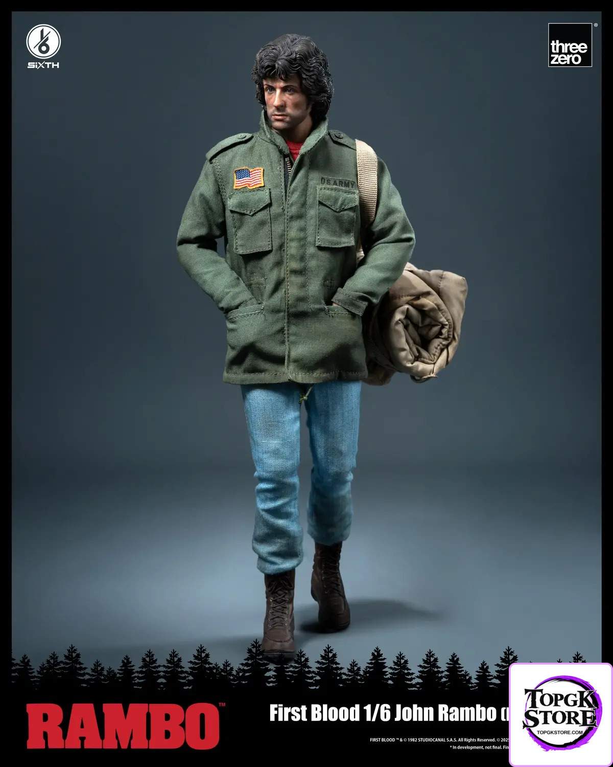 Threezero – Rambo: First Blood 1/6 John Rambo (Field Jacket) 3Z05530W0 (Licensed) - Photo 11 | TopGKStore
