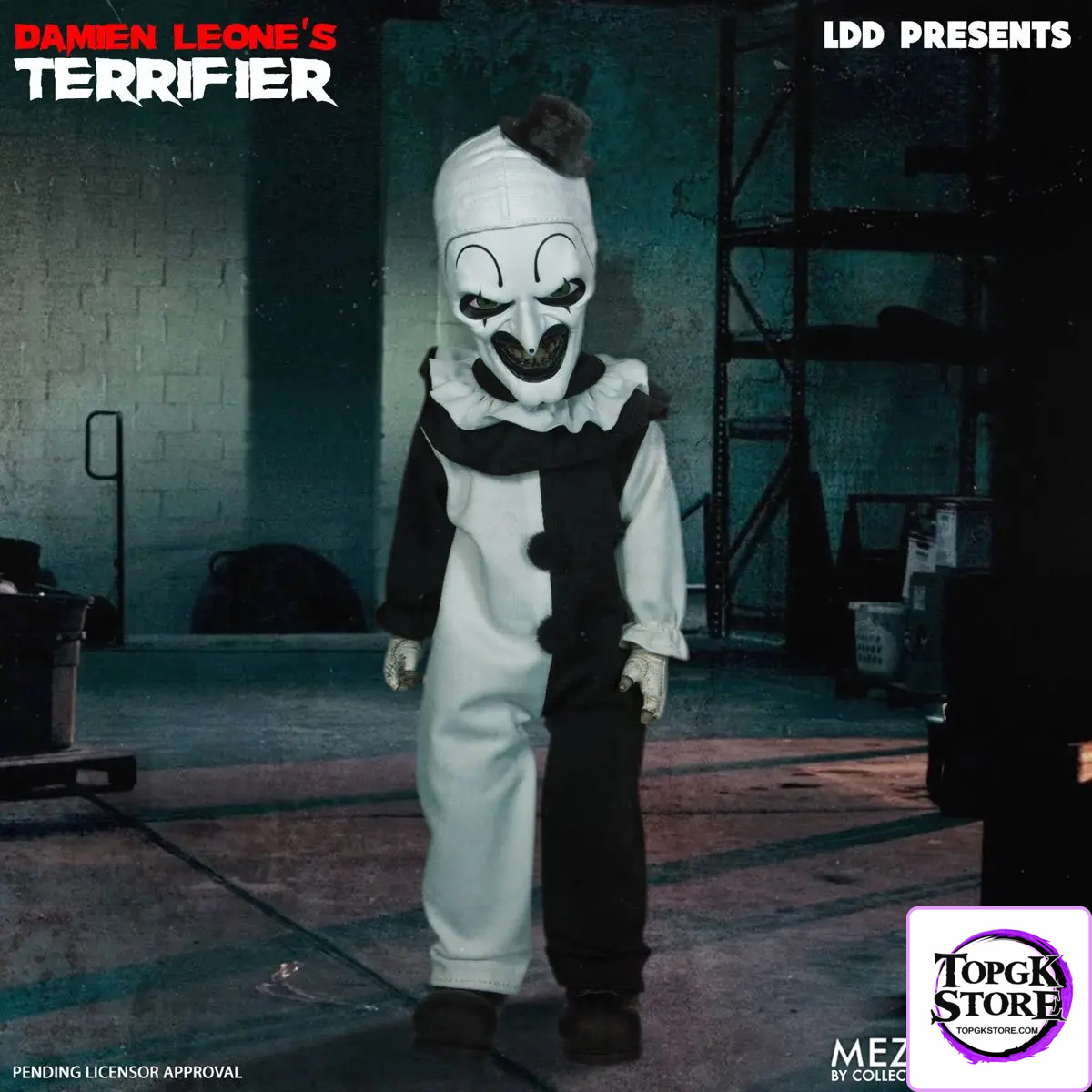 Mezco Studio – Terrifier: Art the Clown Doll & with Sound MDS Mega Scale 15-Inch Doll (Licensed) - Photo 3 | TopGKS