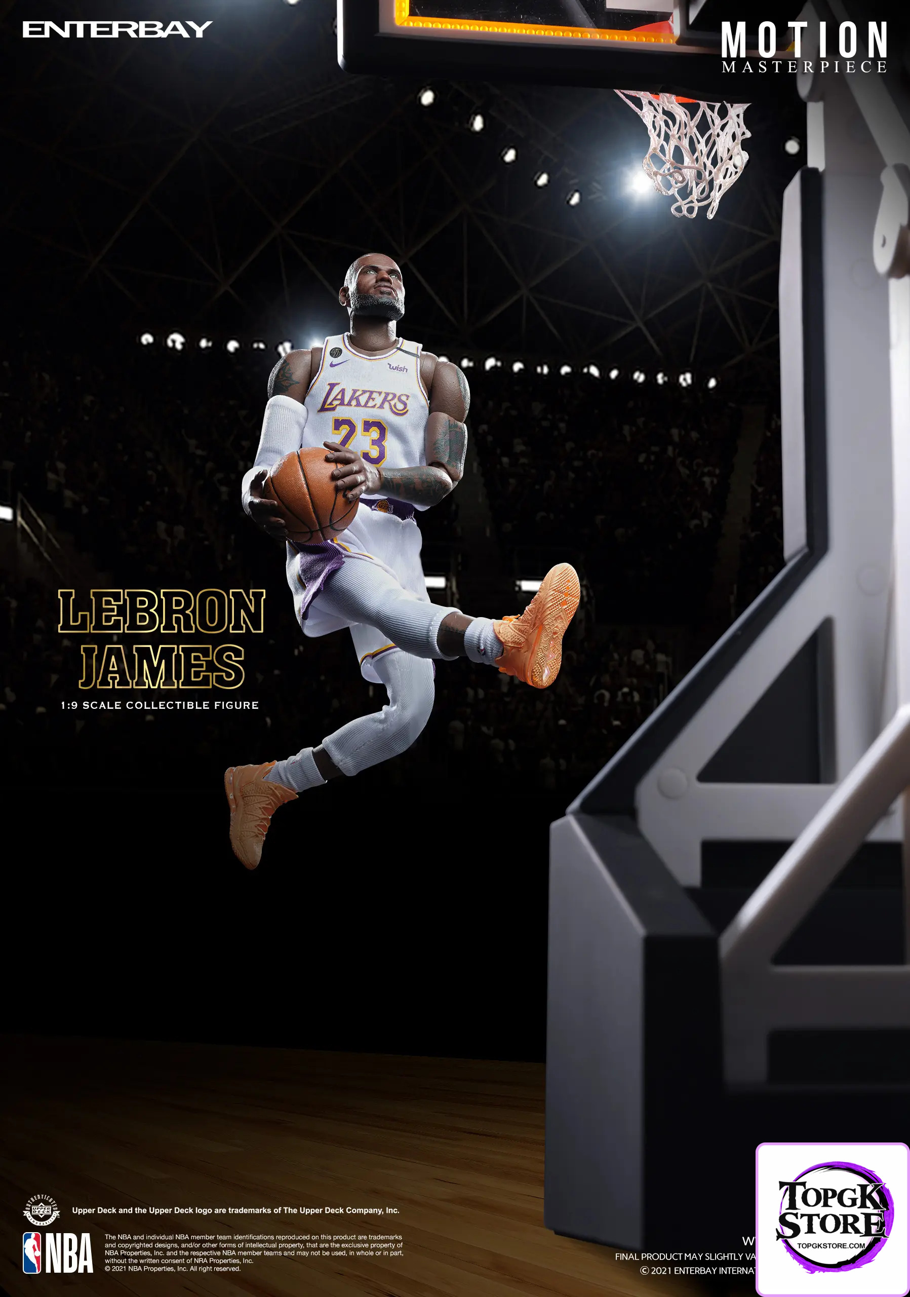 ENTERBAY Studio – LeBron James 1/9 Scale Action Figure MM1210 (Licensed) - Photo 2 | TopGKStore