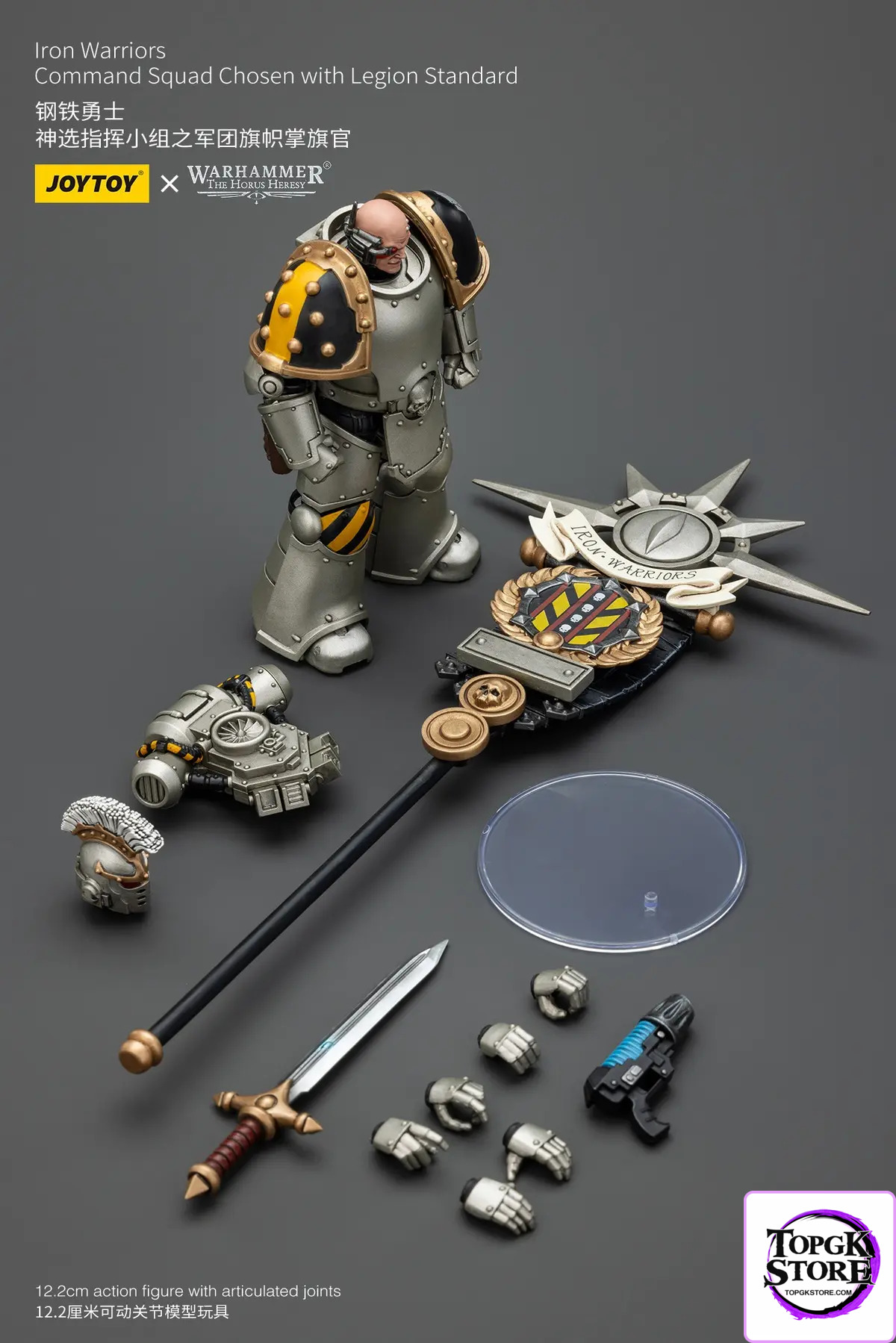 JOYTOY – Iron Warrior Legion Banner Bearer of the Chosen Command Squad JT01765 (Licensed) - Photo 14 | TopGKStore