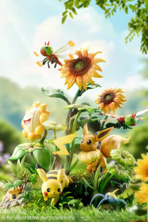 MoonShadow Studio – Pokémon Nature Series Eevee #5 Eevee and Pikachu Scene - Photo 1 | TopGKStore