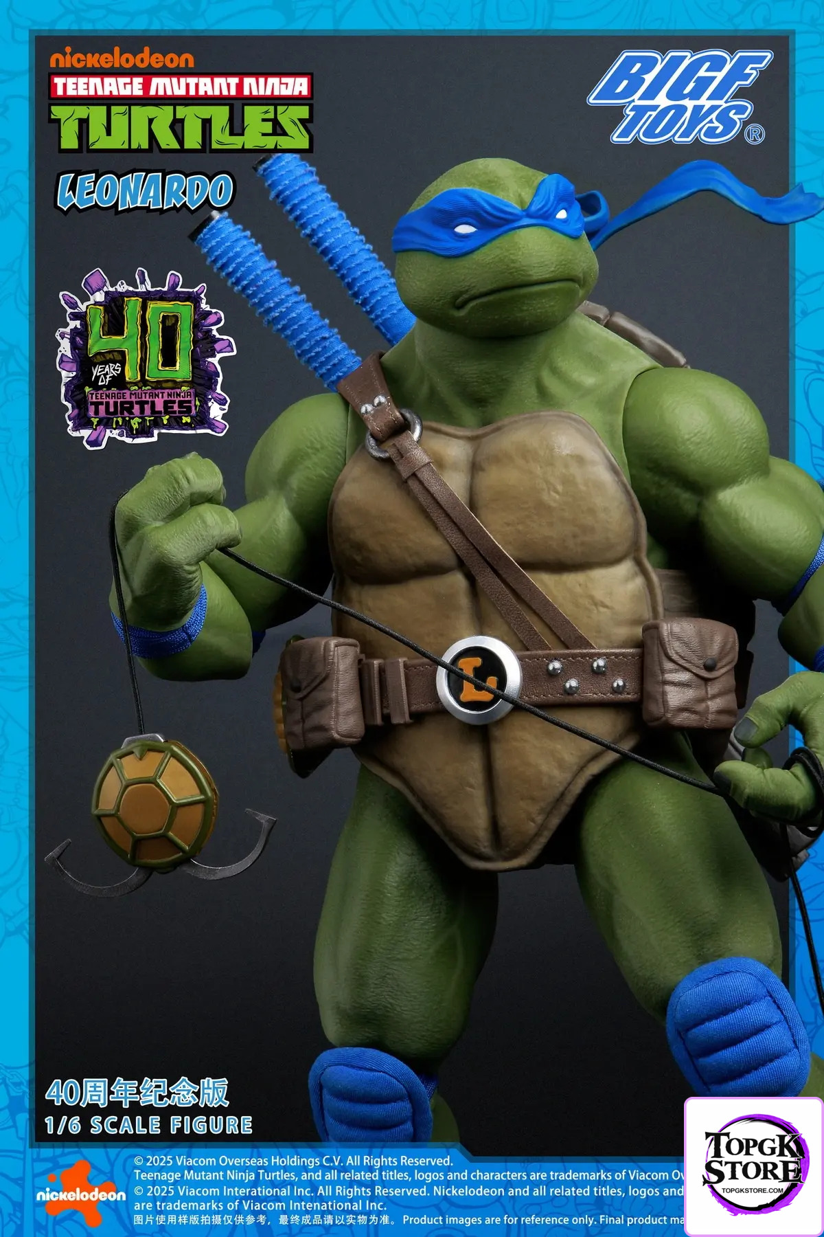 BIGFTOYS – BIGF-001 Leonardo 40th Anniversary Edition 1/6 Scale Action Figure (Licensed) - Photo 21 | TopGKStore