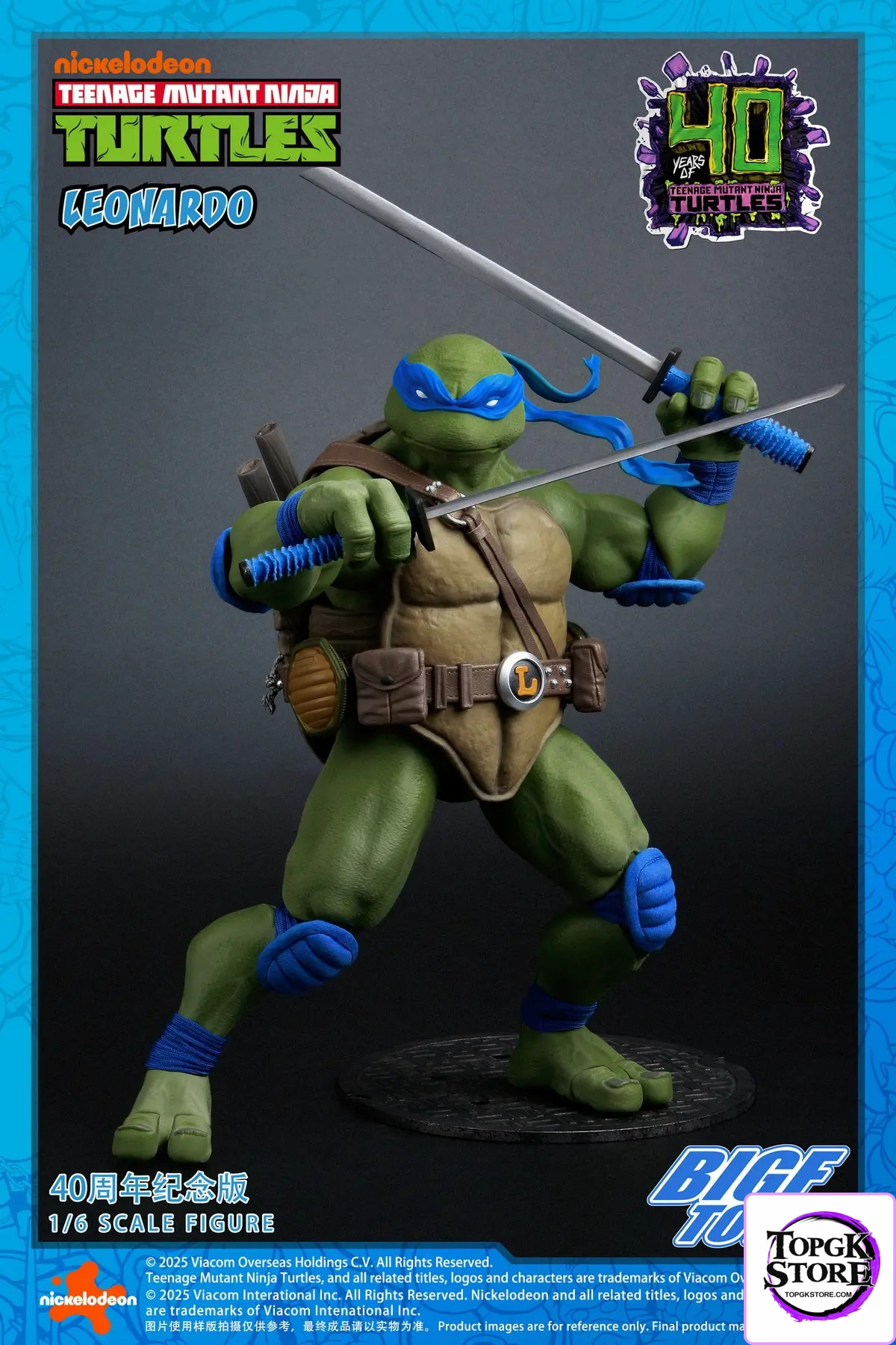 BIGFTOYS – BIGF-001 Leonardo 40th Anniversary Edition 1/6 Scale Action Figure (Licensed) - Photo 22 | TopGKStore
