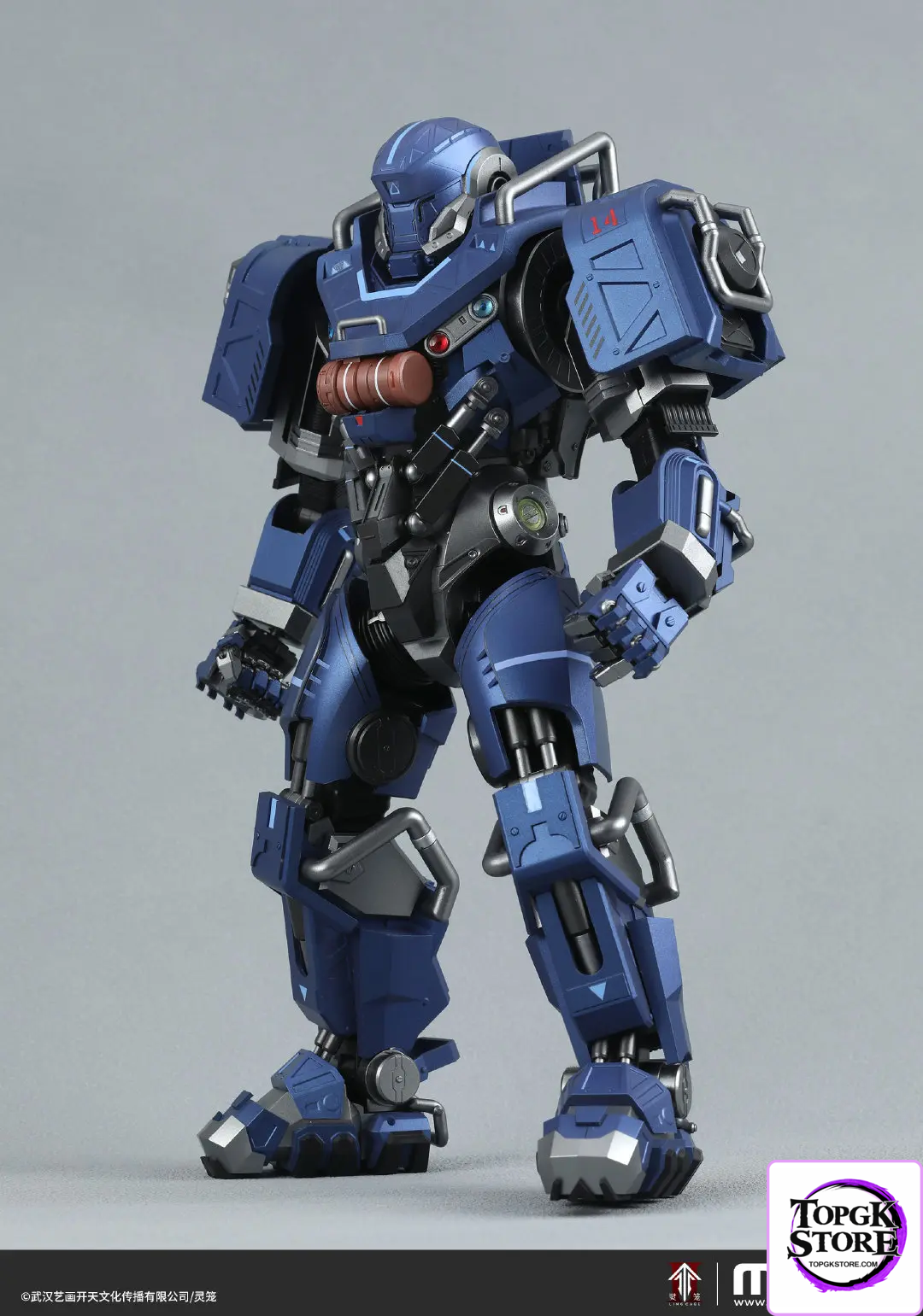 MENG Model Studio – 1/9 MECHA-012 Ling Cage MU-2 City Defender Model Kit Pre-colored Version (Licensed) - Photo 1 | Top