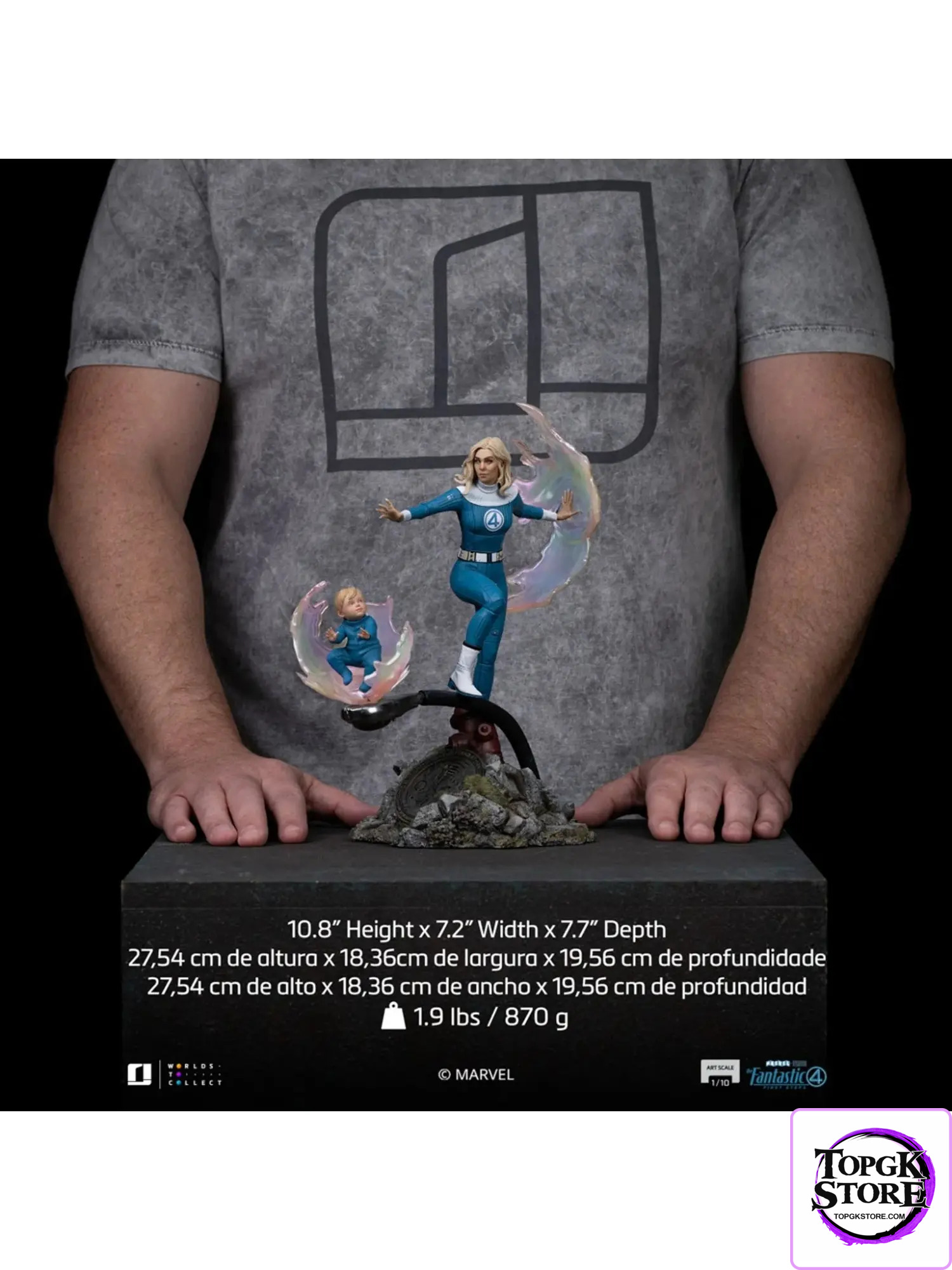 Iron Studio – The Fantastic Four: Invisible Woman & Mister Fantastic MARCAS202925-10 MARCAS203025-10 (Licensed) - P