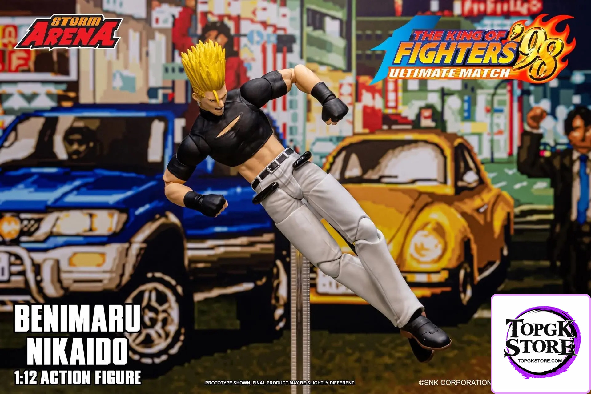 Storm Toys – 1/12 The King of Fighters ’98 Ultimate Match Nikaidou Benimaru Storm Arena (Licensed) - Photo 12 | T