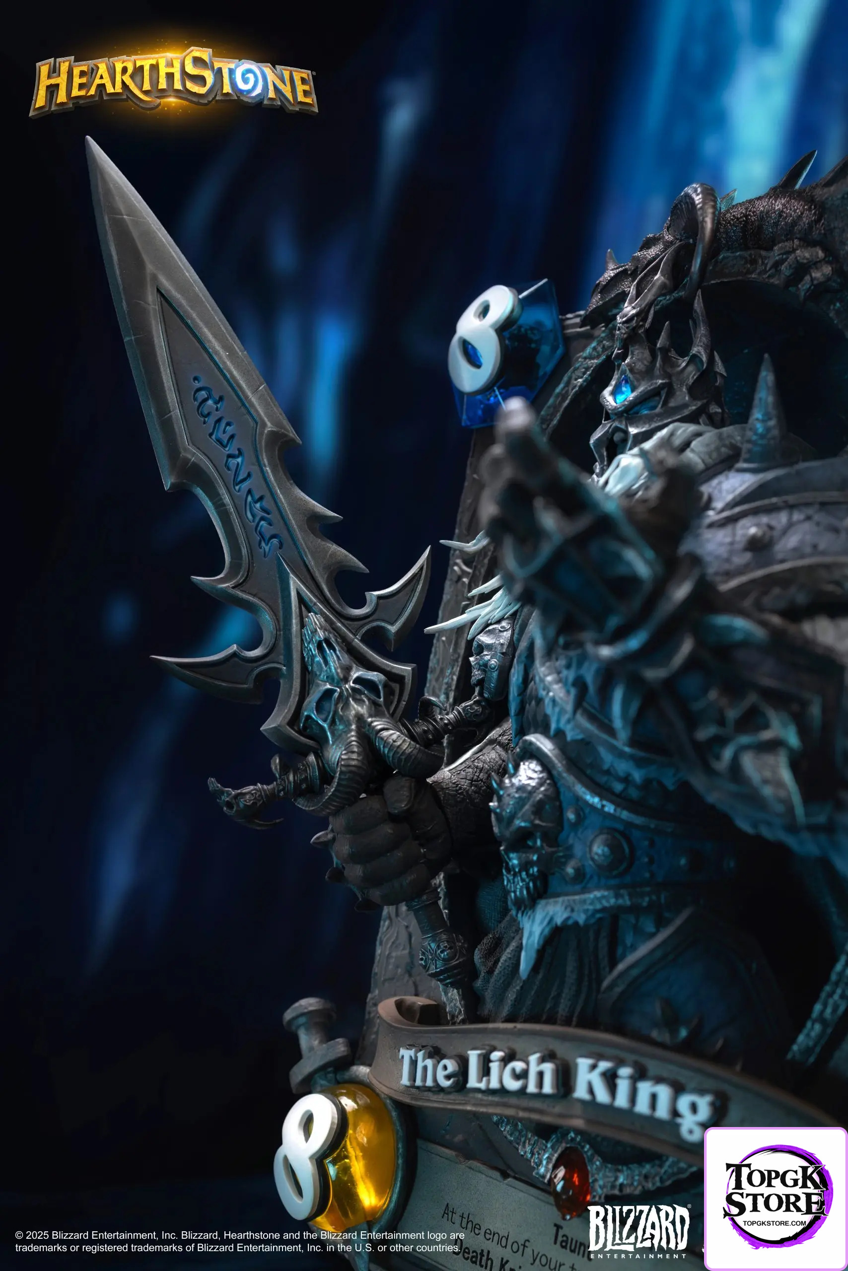 HEX Collectibles – Blizzard Official Licensed Hearthstone Lich King Card Art Statue HEXFRAME04 (Licensed) - Photo 16 |