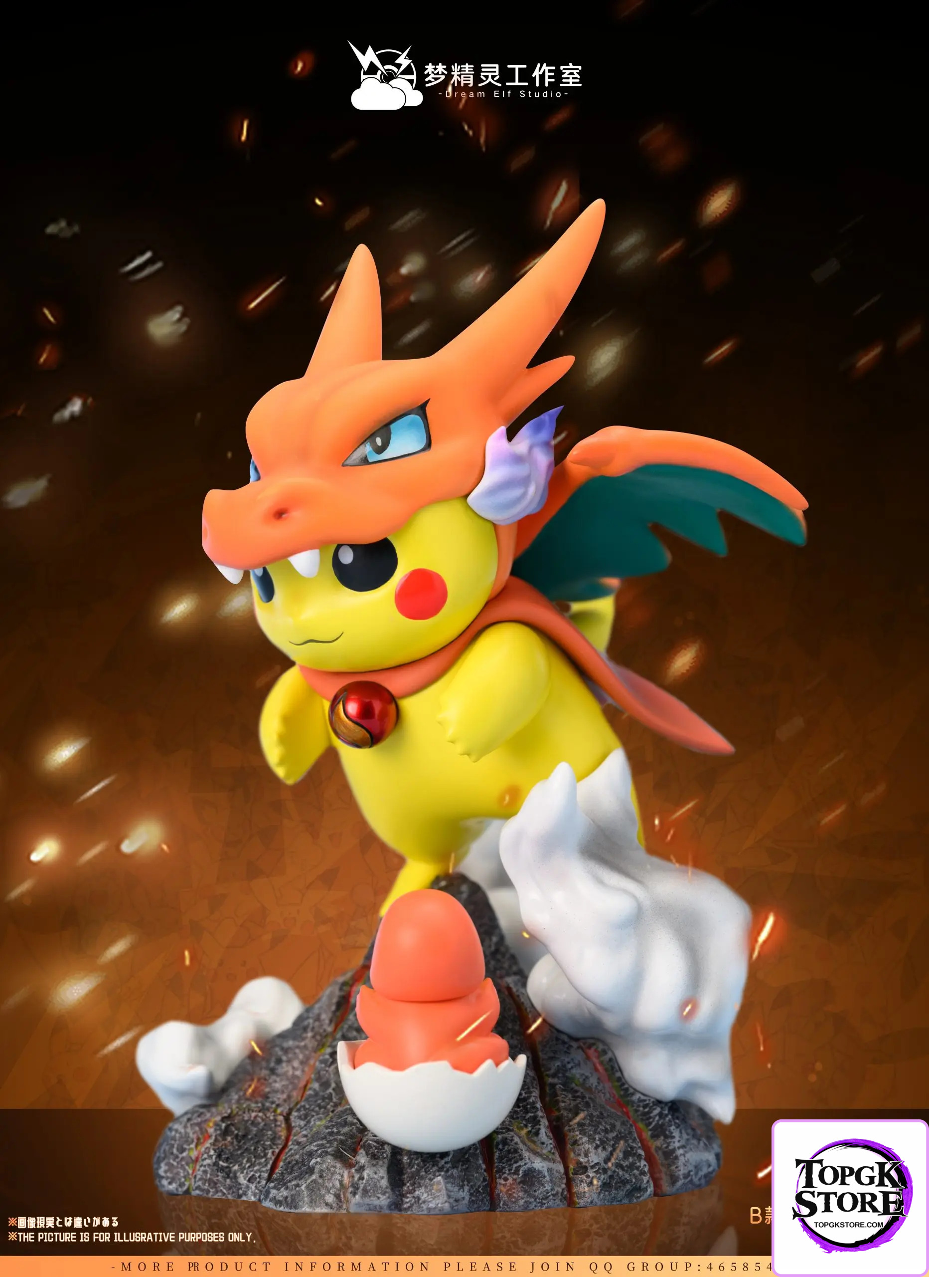 DREAM ELF Studio – Pokémon Pikachu COS Charizard - Photo 8 | TopGKStore