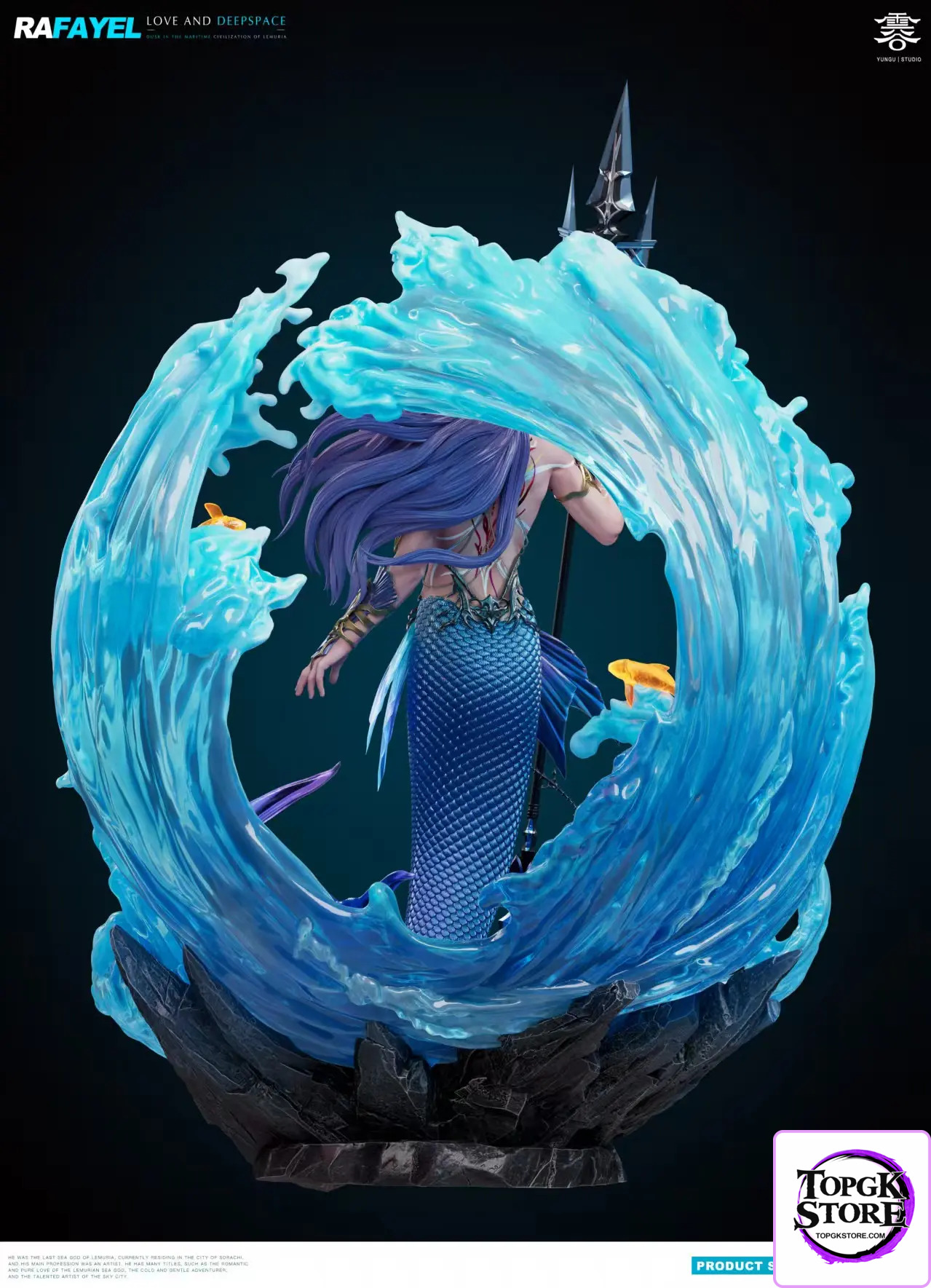 Yun Gu Studio – Love and Deepspace 1/6 Statue Mermaid Rafayel - Photo 9 | TopGKStore