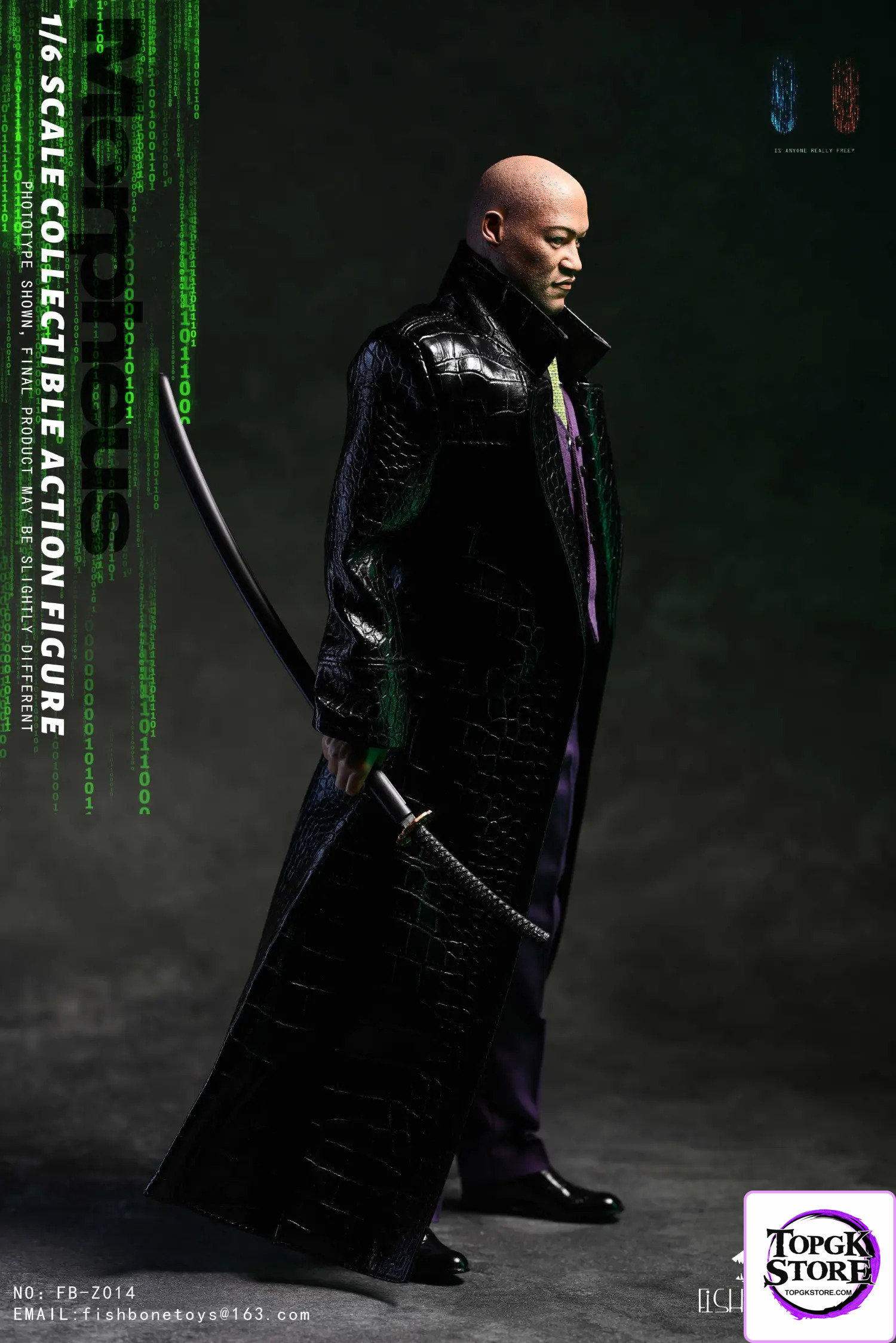 FISH BONETOYS – 1/6 The Matrix Resurrections Morpheus Action Figure NO:FB-Z014 - Photo 9 | TopGKStore