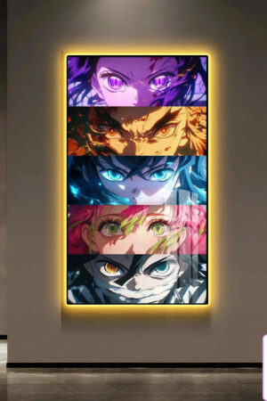 A Miao Hua She Studio – Demon Slayer Corps Resolute Will Light Strip Painting Demon Slayer - Photo 1 | TopGKStore
