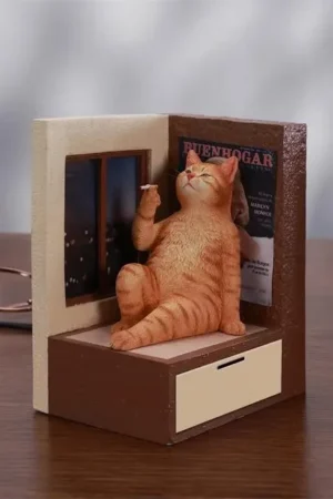 JXK - Philosopher Cat at the Windowsill JXK317-A/B/C/D - Photo 1 | TopGKStore