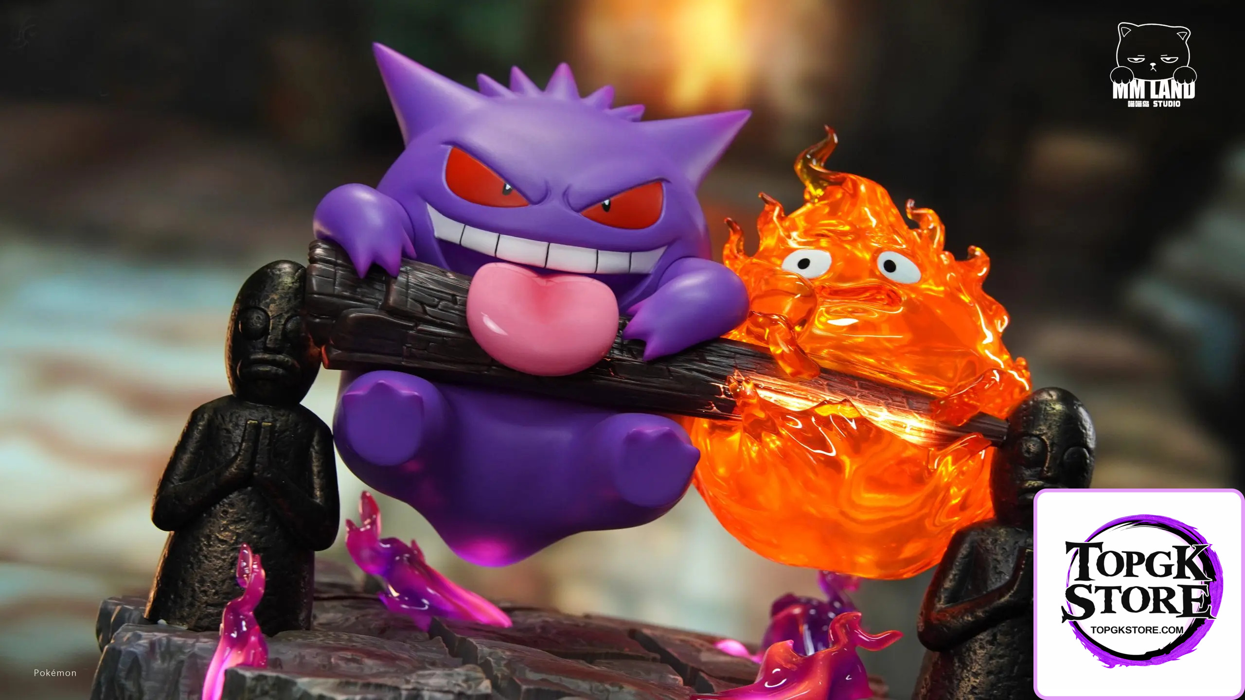 MMLAND Studio – Pokémon & Howl’s Moving Castle Gengar and Calcifer Linkage - Photo 3 | TopGKStore