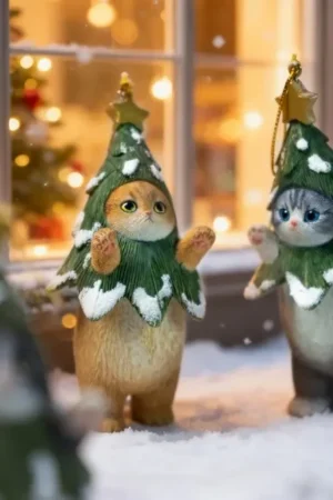 JXK - Christmas Tree Cat JXK325-1A/B/C/D JXK325-2A/B/C/D - Photo 1 | TopGKStore