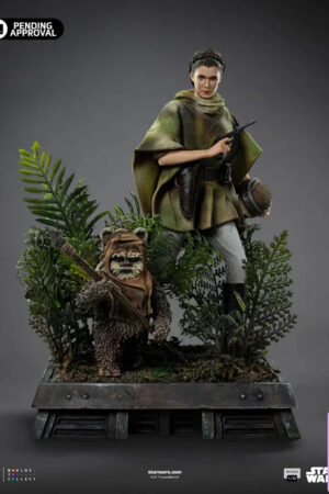 Iron Studio – Leia and Wicket 1:10 Scale Statue LUCSWR126625-10 (Licensed) - Photo 2 | TopGKStore
