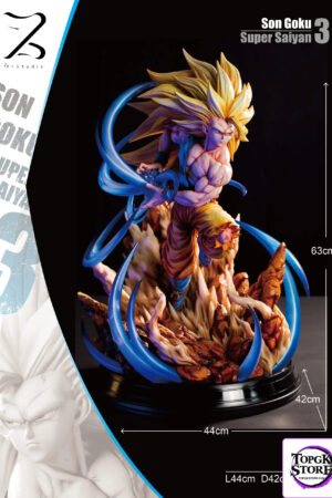 ZY Studio X Poker Monster Studio – Super Saiyan 3 Dragon Ball - Photo 2 | TopGKStore