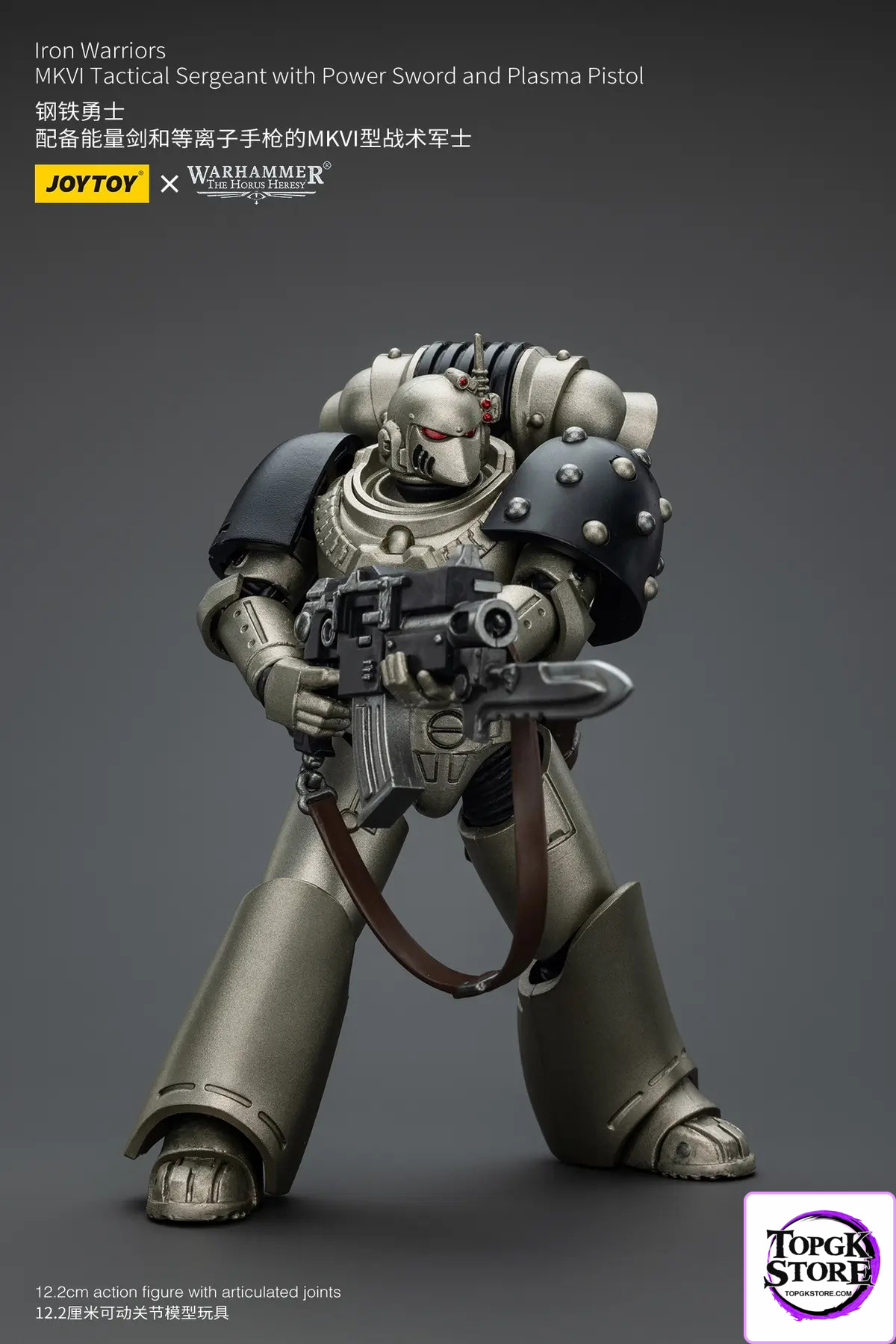 JOYTOY – 1/18 Iron Warrior MKVI Tactical Sergeant with Power Sword & Plasma Pistol JT01758 (Licensed) - Photo 4 | T