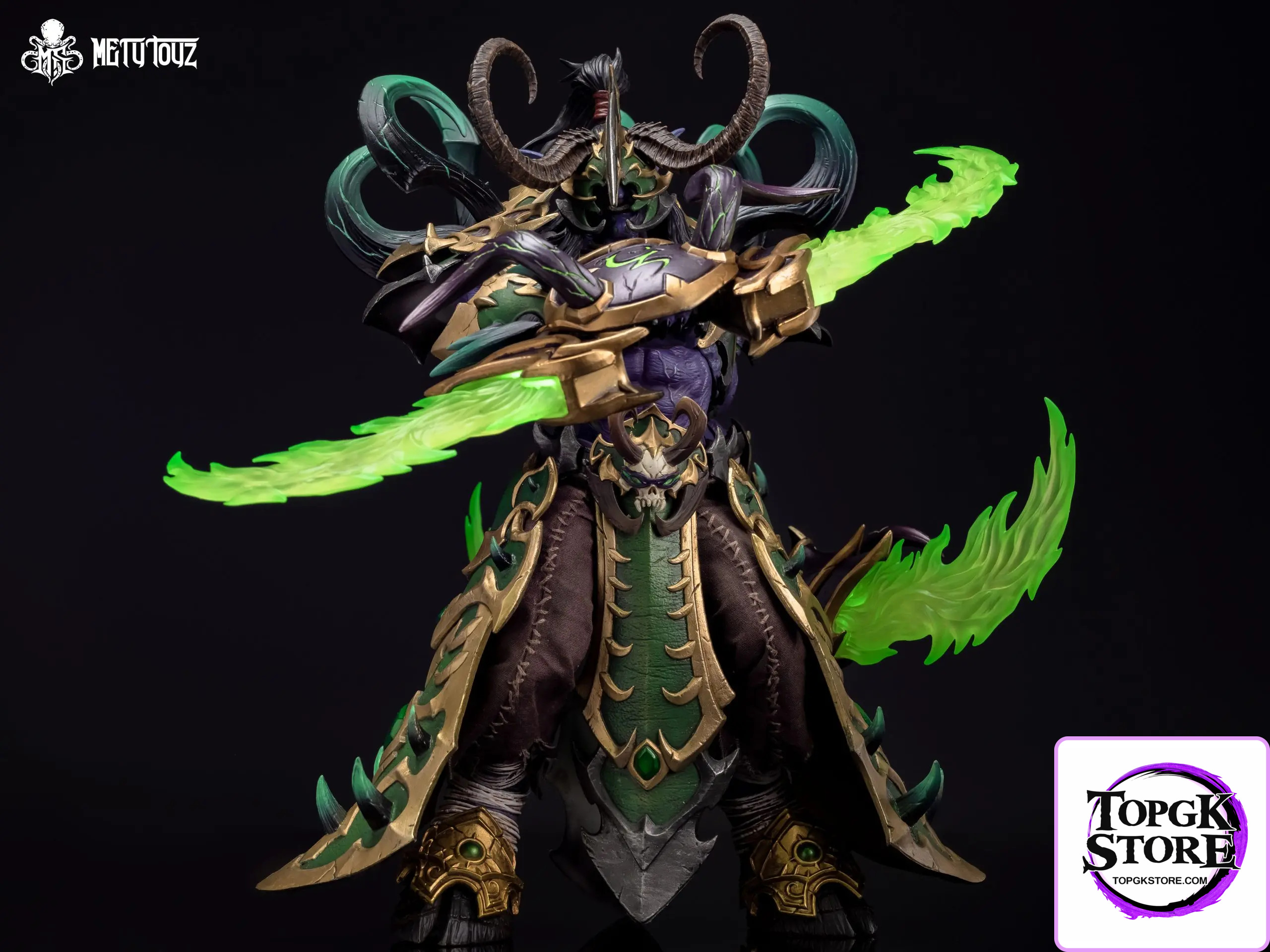 METYTOYZ – World of Warcraft Illidan Stormrage WF2025 Exclusive Demon Hunter Emperor Armor Edition Action Figure - Phot